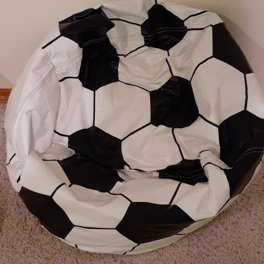 soccer ball bean bag